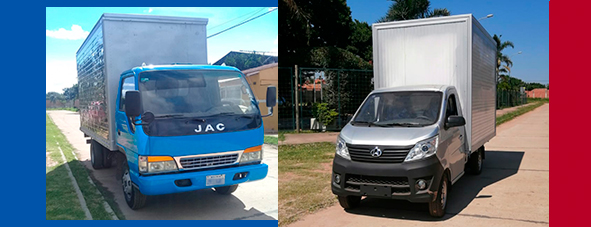 Camiones JAC y Camionetas CHANGAN